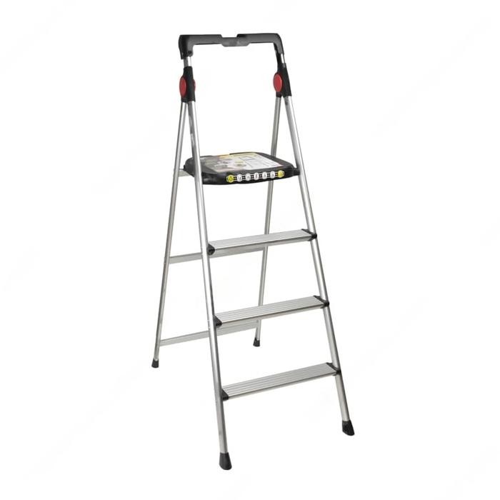 Tangga Aluminium FIXSTEPS 4 Pijakan Bangku Tangga Aluminium