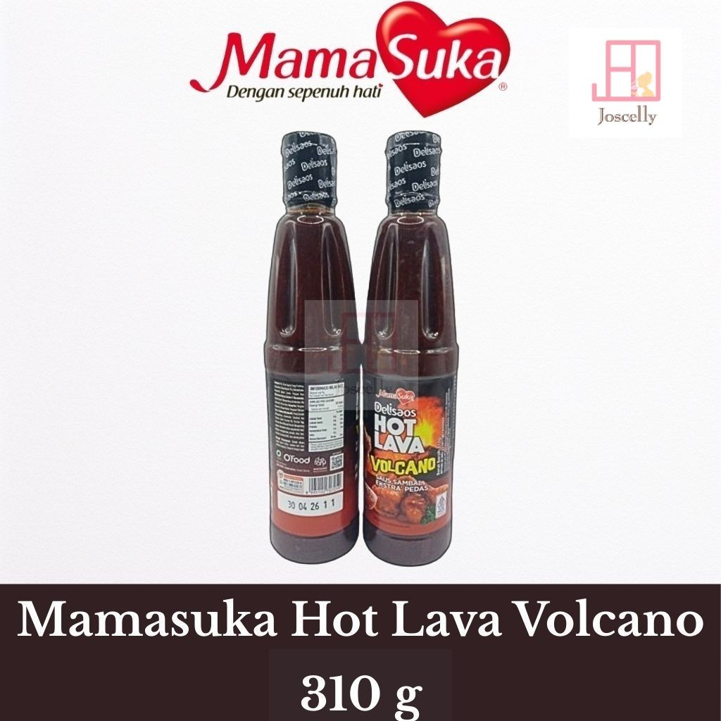 

JOSCELLY.ID MAMASUKA Hot Lava Volcano / Saus Sambal Ekstra / Extra Pedas 310 gr
