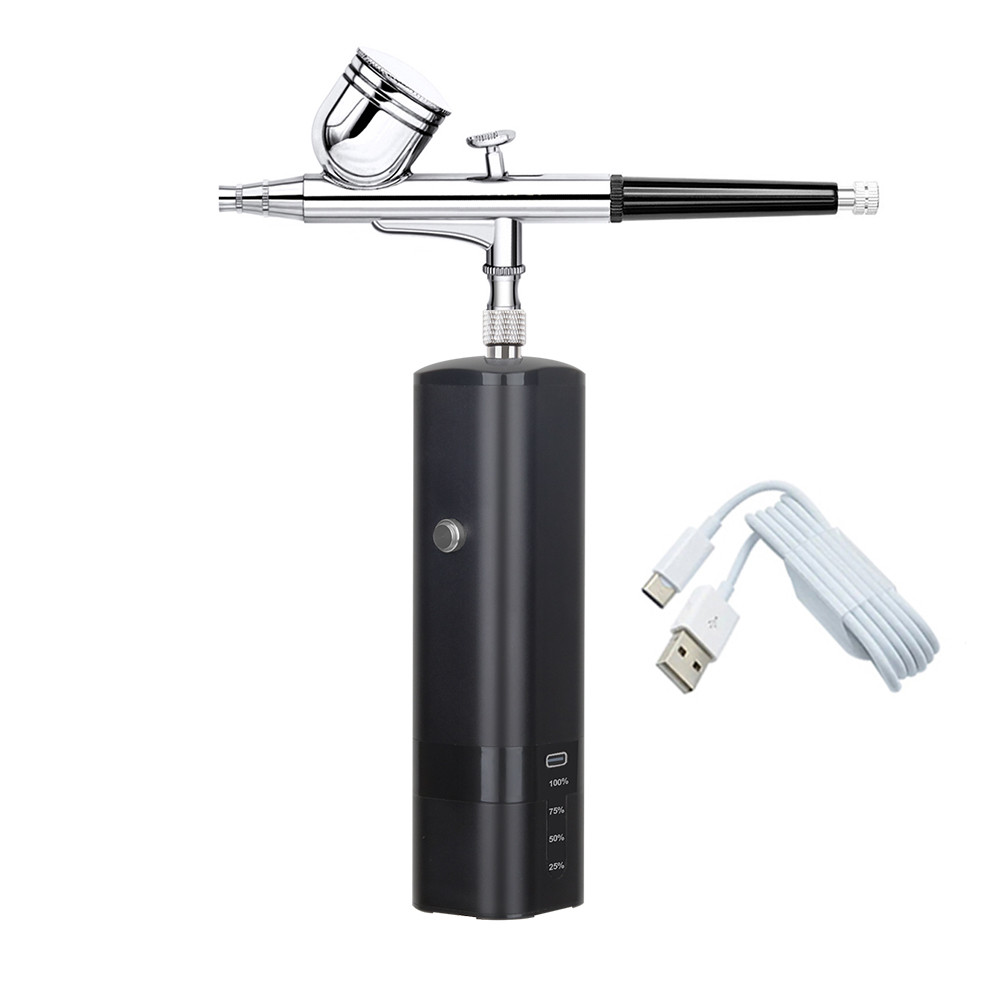 

Rechargeable Wireless Cake Decoration Powerful Tools Mini Air Brush Painting Decorating Airbrush Tan Master Compressor Kits