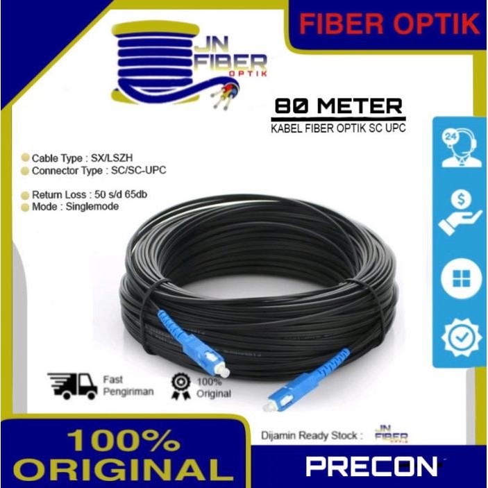 Precon 80M 1 core 3 seling Dropcore 1 core 3 seling Kabel FO