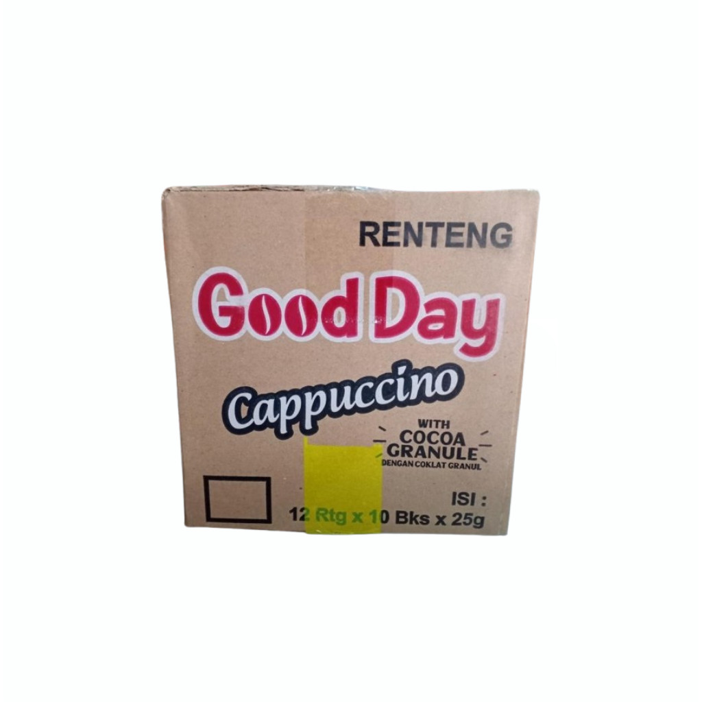 

Cappuccino DUS! Kopi Good Day Cappucinno with Cocoa Granule DUS 12 Renceng