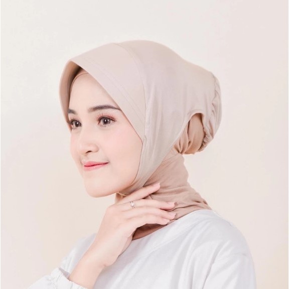 hijabinspo - Firda Ciput Topi Inner Pet Jersey Premium Antem