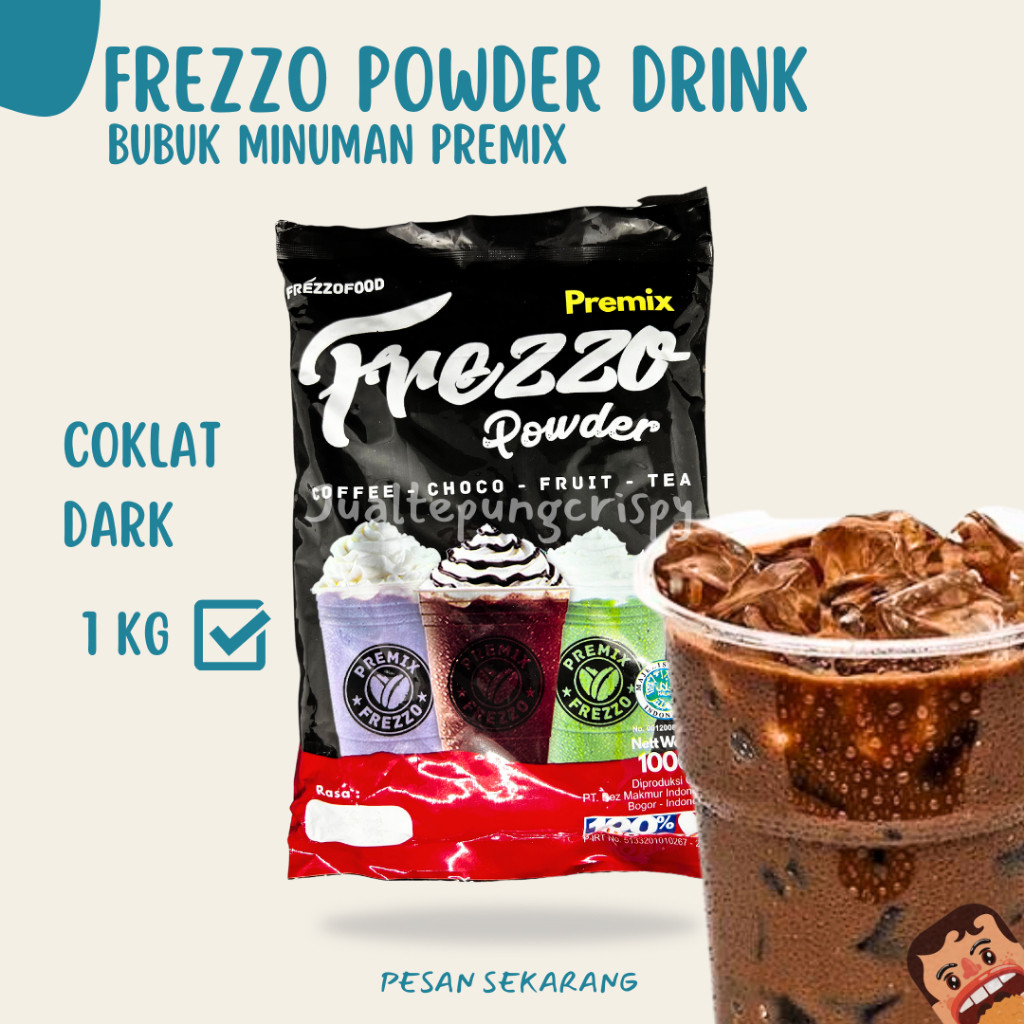 

Frezzo Coklat Dark | Bubuk Minuman Coklat | Serbuk Minuman Aneka Rasa 1 Kg