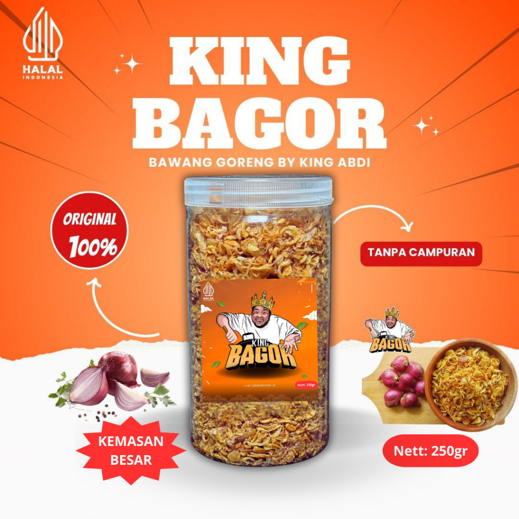 

saleBawang Goreng King Abdi - Rajanya Bawang Goreng 250grterlaris