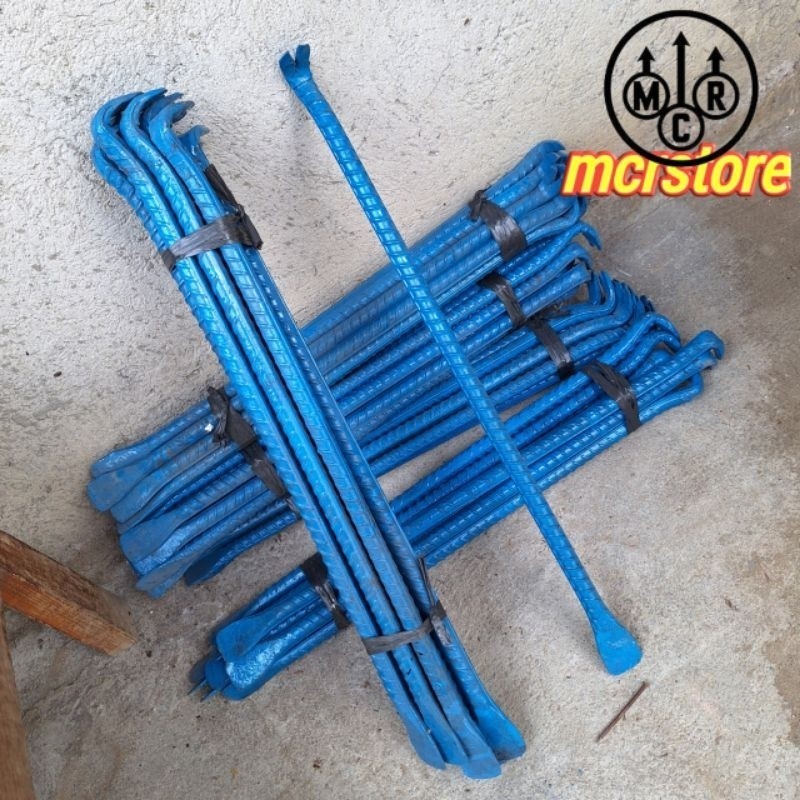 Linggis Besi Ulir 22 Cabut tanah panjang 70 cm - Congkel Paku - Linggis besar kuat