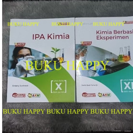 Buku Kimia SMA / Kimia Berbasis Eksperimen Kelas 11 12 SMA / Kurikulum Merdeka / Platinum