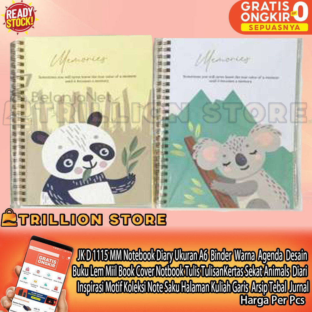 

JK D 1115 MM Notebook Diary Ukuran A6 Agenda Diari Jurnal Catatan Binder Buku Kuliah Miil Variasi Motif Tulisan Tulis Kertas Garis Animals Note Pribadi Notbook Tebal Nulis Arsip Inspirasi Koleksi Desain Cover Saku Halaman XREE Warna Sekat Label Isi