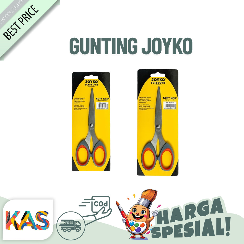 

Gunting Joyko SC-838 Soft Grip Scissors Medium - Satuan