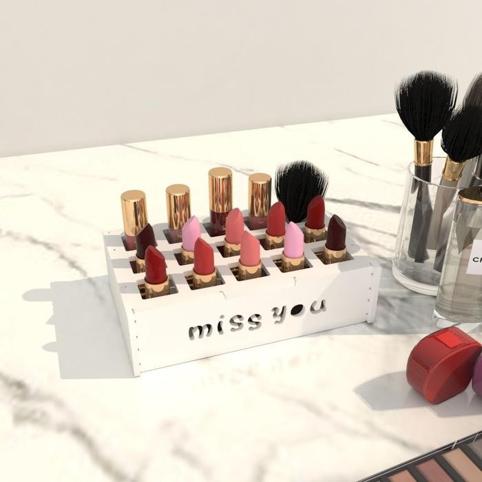 Kotak Lipstik Lucu / Kotak Kutek / Kuas Make up lucu WPC - Miss You