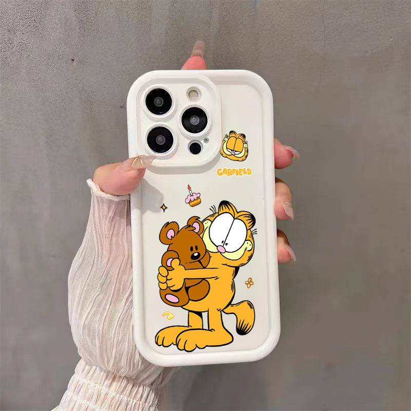 Case POCO M3 X3 PRO X5 5G Poco X3 GT Poco M3 PRO Poco X3 NFC cute cartoon garfield style soft casing
