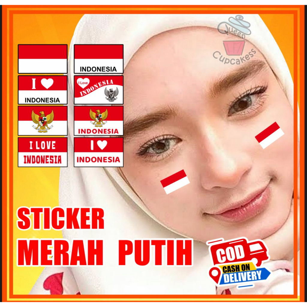 

stiker bendera Indonesia merah putih spesial HUT DIRGAHAYU RI