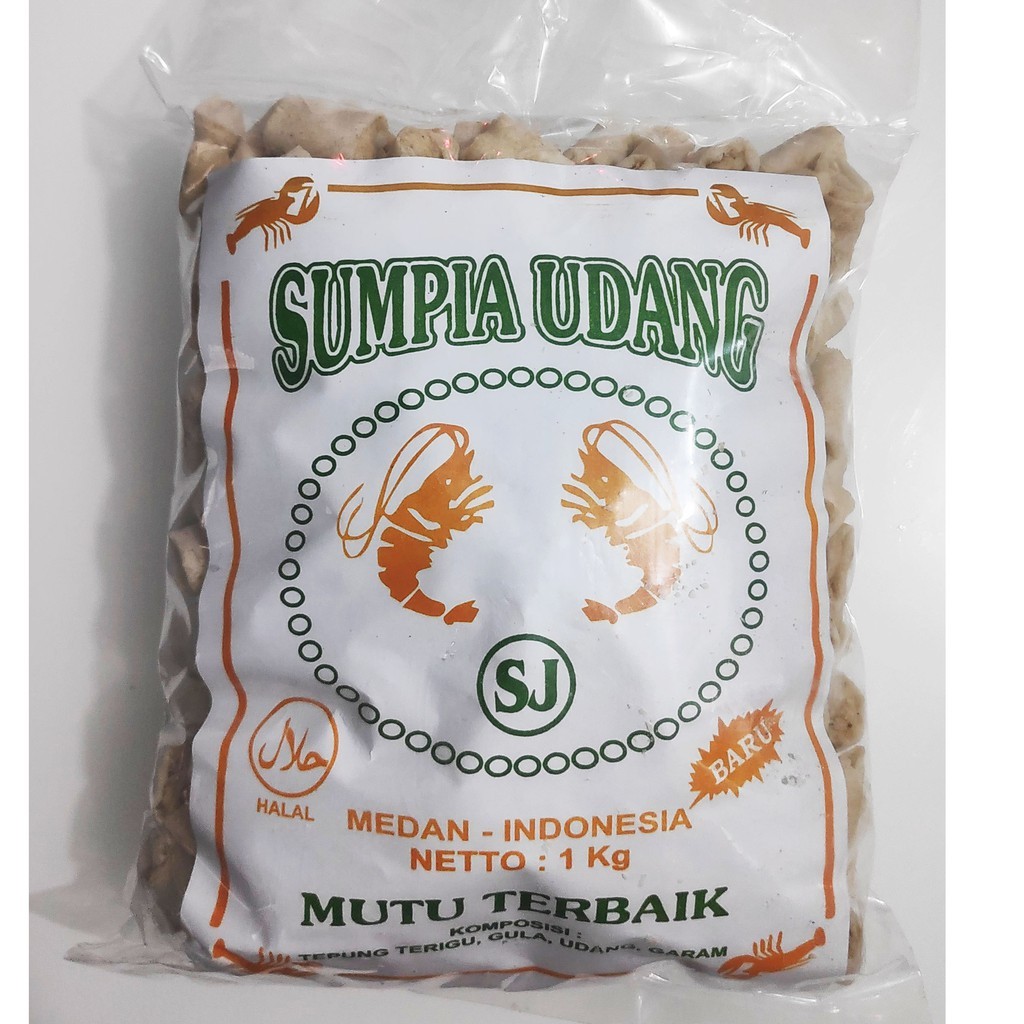 

Sumpia / Sumpiah / Lumpia / Lumpiah Udang Cap S.J 100% HALAL - Mentah (Belum Digoreng)