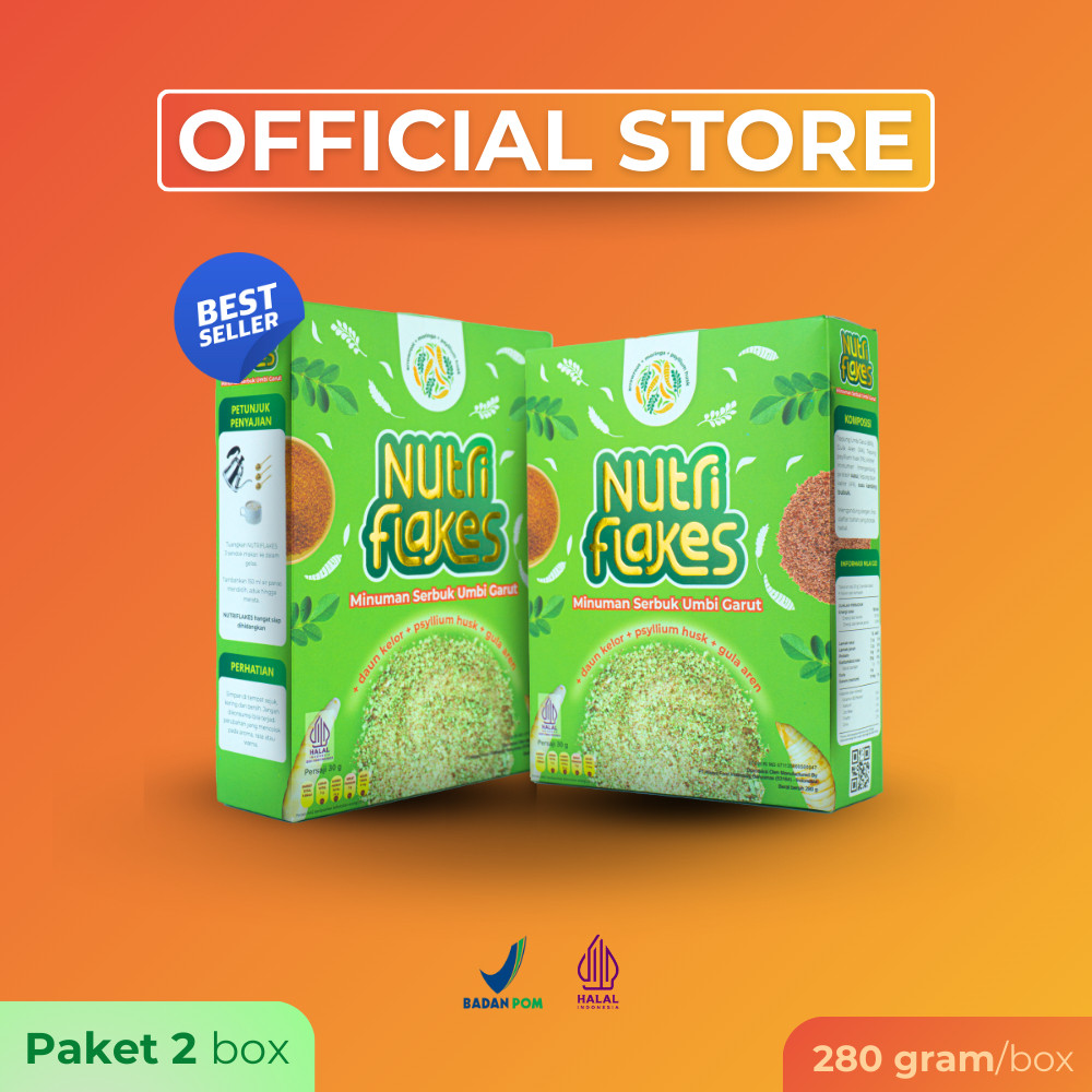 

Atasi maag, GERD, dan asam lambung dengan sereal Nutriflakes dari umbi garut. Solusi dalam 2 box
