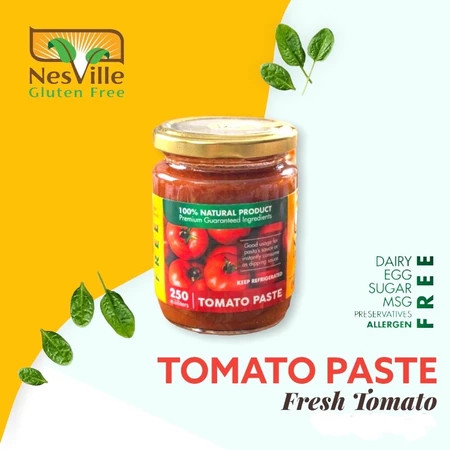 

Nesville Tomat Sauce Pasta Gluten Free | Non GMO | Sehat Organik Mpasi Balita | Bebas Gluten / GF CF