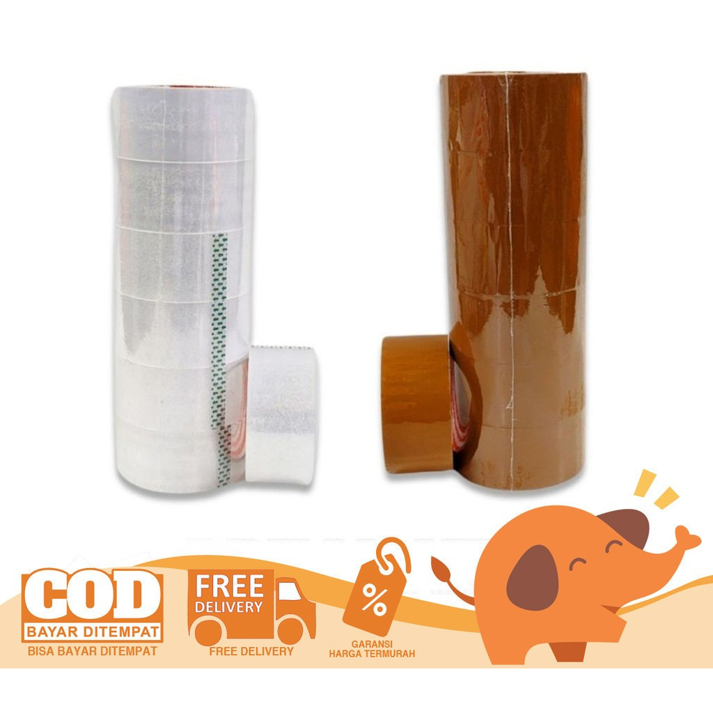 

Gand Lakban 48 x 40 Yard Solasi Besar Tape Perekat Murah Berkualitas