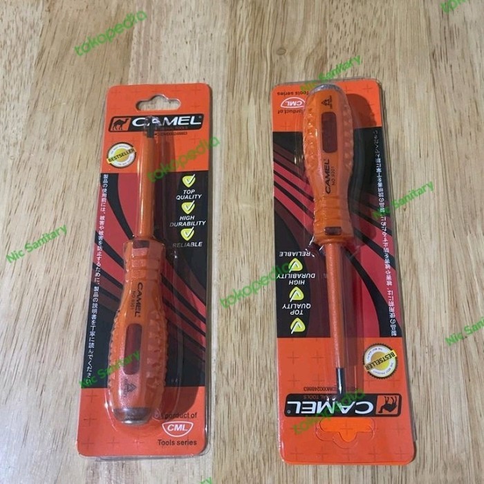 Obeng Tespen listrik jumbo camel orange obeng test pen bagus CAMEL