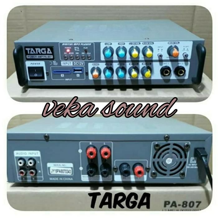 AMPLIFIER TARGA PA807 AMPLI TARGA PA 807
