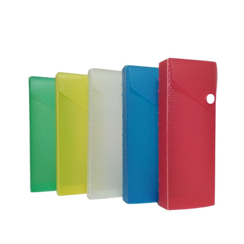 

Kotak Pensil Plastik Transparan / Kotak Pensil Slide Kancing / Kotak Pensil Murah