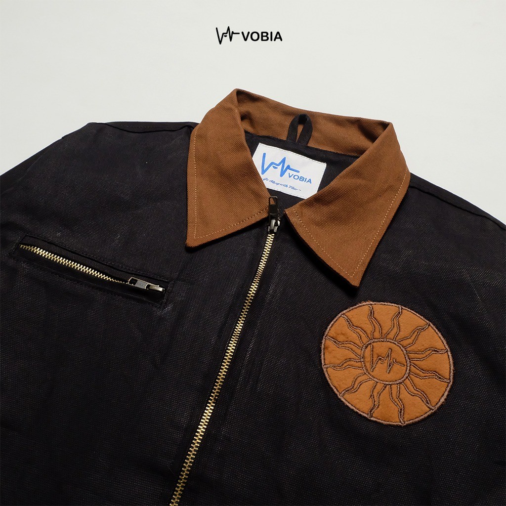 RJ5 Vobia Work Jacket Boxy Canvas - Neutral