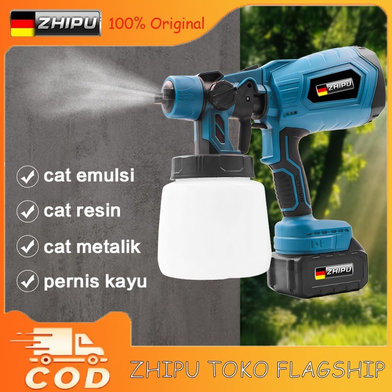Heavy Duty 【COD】ZHIPU Sprayer Cat  800W 1000ML High Power Pistol Cat Semprot Listrik Alat Semprot Ca