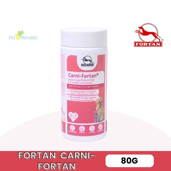 FORTAN Vitamin kesuburan Anjing Kucing CARNIFortan 80gr