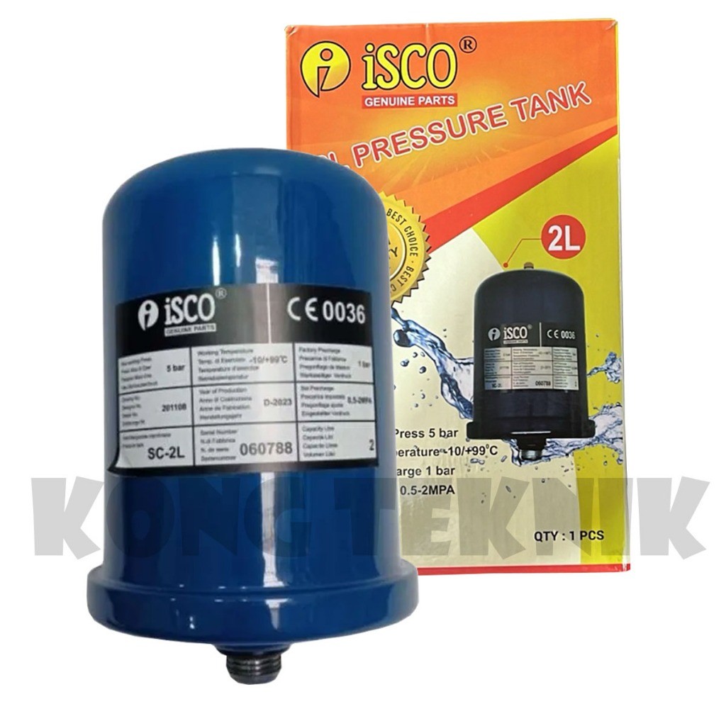 Tabung Otomatis Pompa Air 2 Liter Besi ISCO / Pressure Tank 2 L
