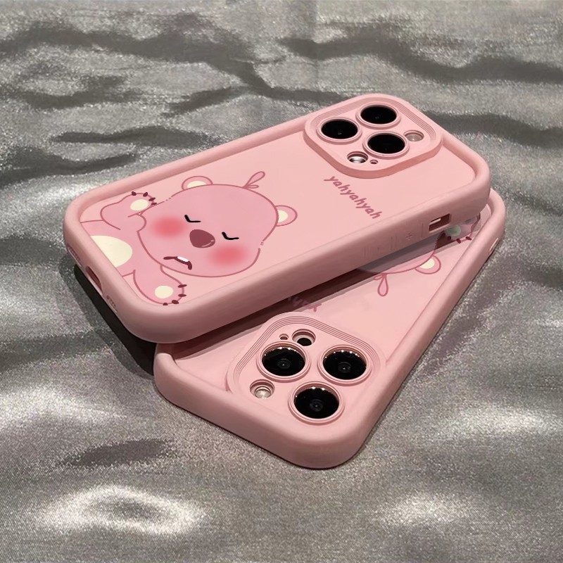 Kartun LOOPY Untuk Case iphone 11 12 13 pro max 15 14 13 x xs xr ip 7 8 6 6s plus casing hp aestheti