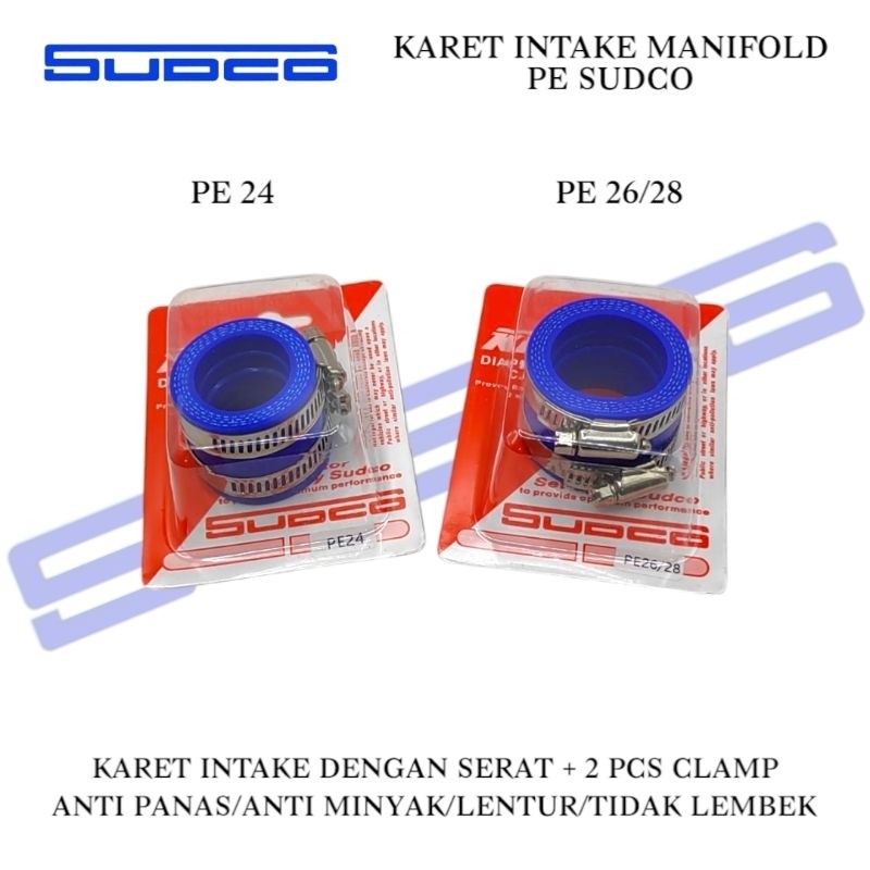 KARET INTAKE ORI ANTI PANAS ANTI MINYAK PE KARBU STANDARD 24 26 28 BAUT SAMBUNGAN THROTTLE TROTEL TR