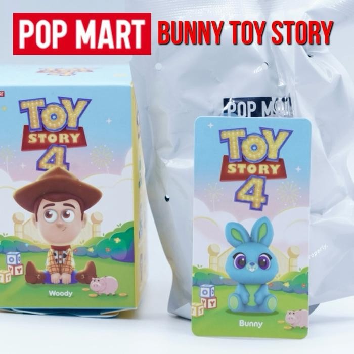 Pop Mart Bunny Rabbit Disney Toy Story 4 Popmart Toy Koleksi Collection Figurine Pajangan Action Fig