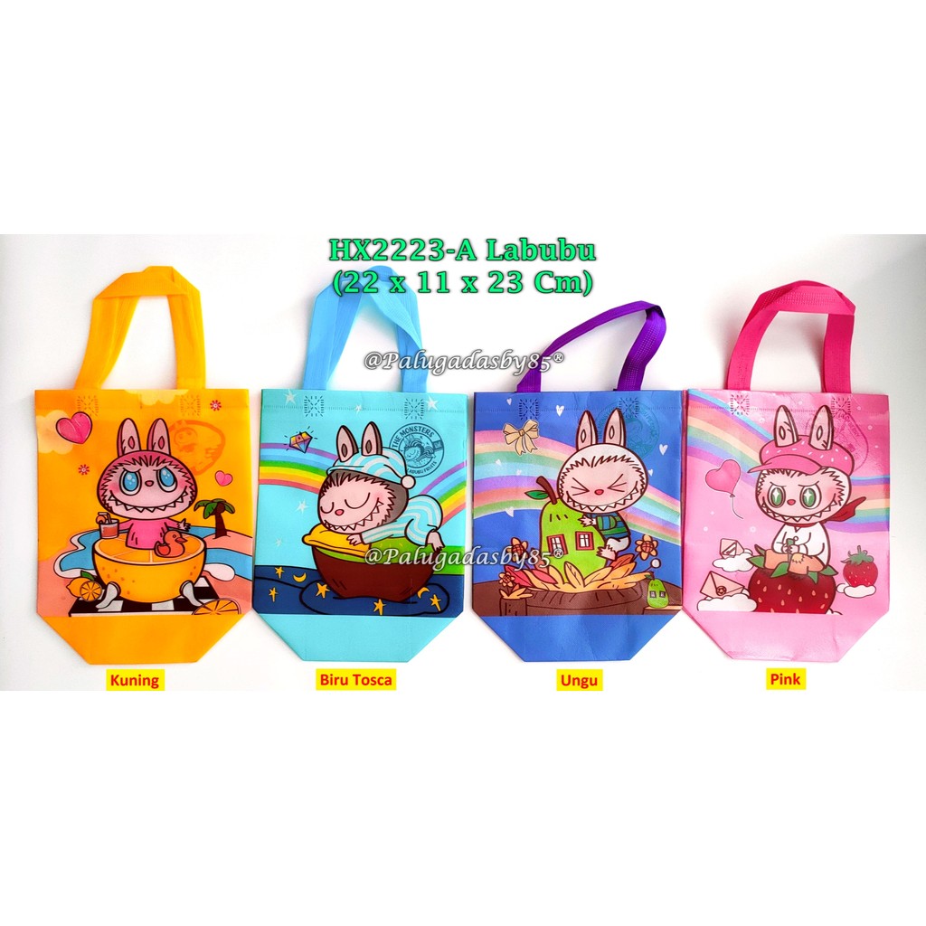

(1 Biji) Tas Spunbond Labubu 22*23*11 Cm / Gift Bag Labubu / Tas Karung GXIMP HX2223-A (1 Biji)