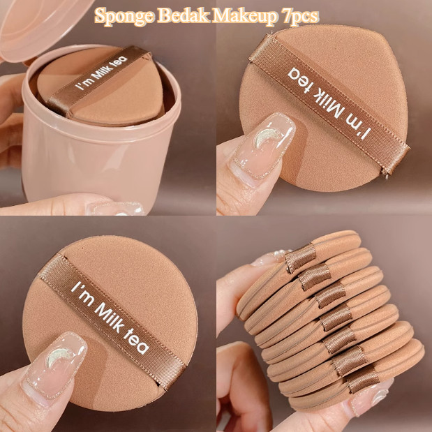 Tabur Spons 7Pcs Spons Puff Spons Makeup Spons Spons Lembut Makeup Sponge Bedak Spons Spons Spons Sp