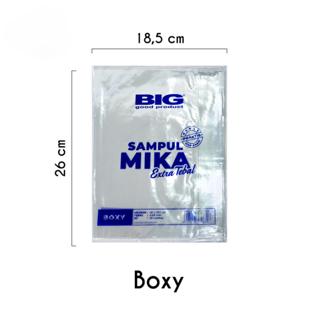 

Sampul Buku tulis Mika Boxy BIG Sampul Mika Extra Tebal Isi 20 Lembar
