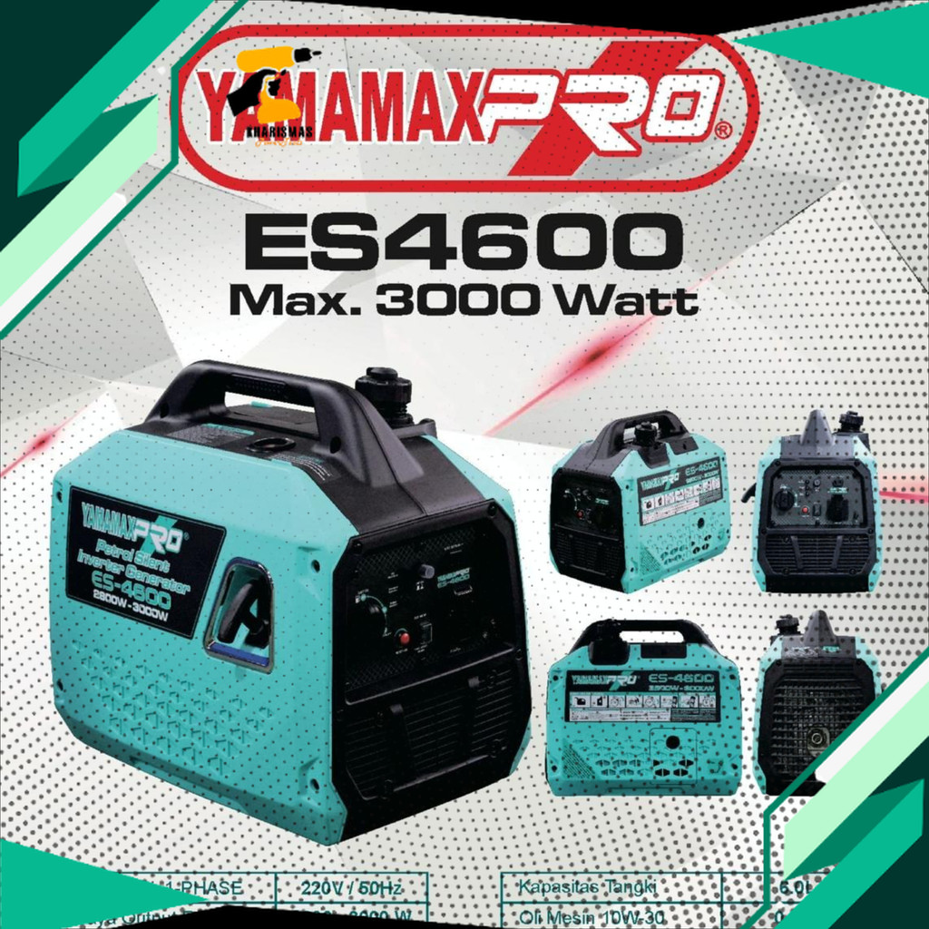 GENSET SILENT INVERTER  3000 WATT EQ 4600 RR YAMAMAX-PRO