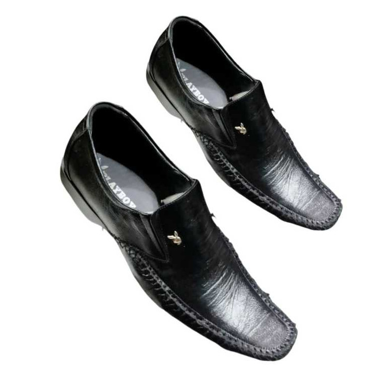 Sepatu pantopel pria sepatu playboy kulit asli sepatu pantofel pria kulit sepatu formal pria kulit