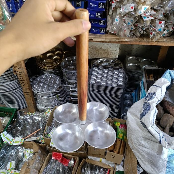 ATMA cetakan bakwan pontianak anti lengket bahan aluminium tebal cor