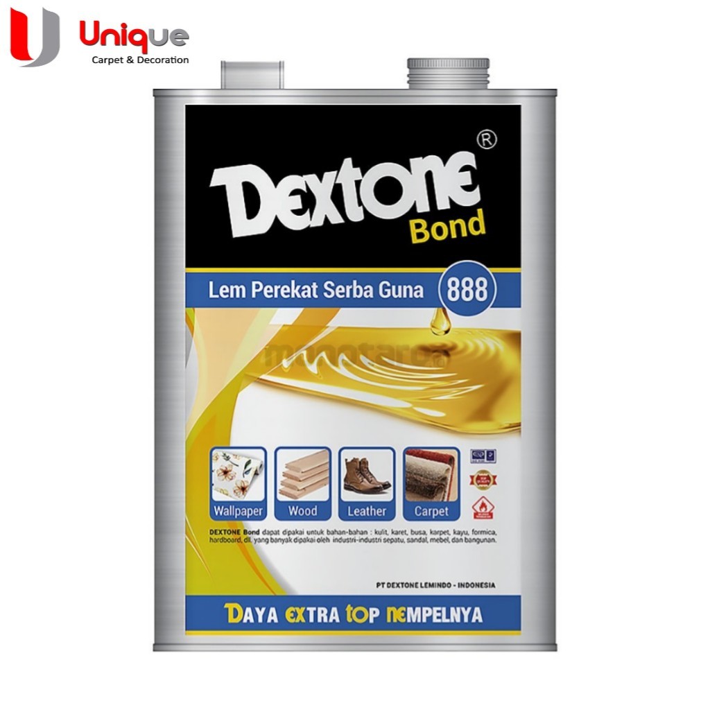 

Lem Dextone 10KG / Lem Kuning Vinyl Roll / Lem Perekat Lantai Vinyl / Lem Dextone Serbaguna