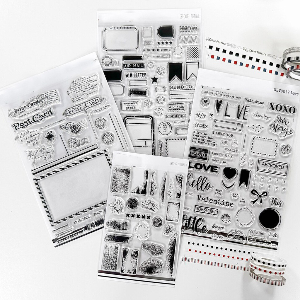 

2025 New Transparent Clear Silicone Stamps for DIY Scrapbooking/Card Making/Kids Crafts Fun Decoration Supplies