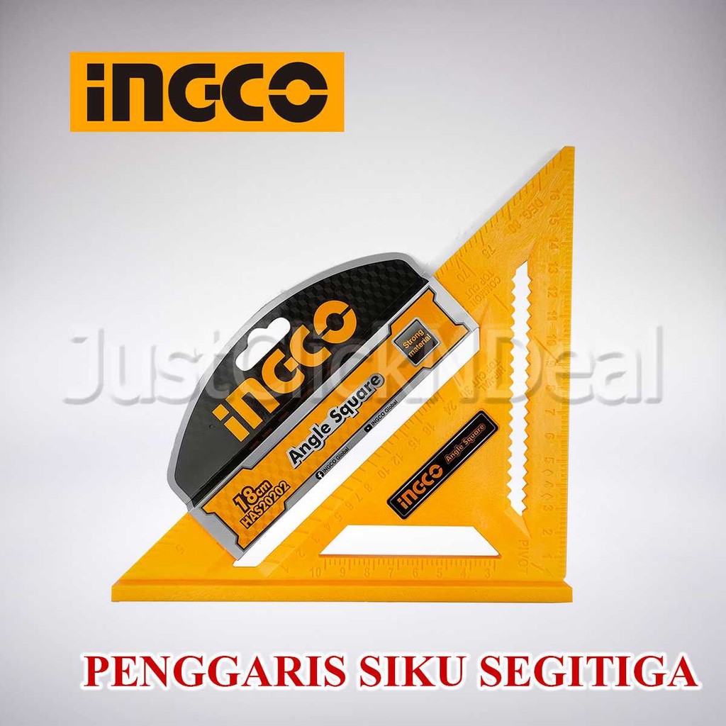 

hepitoko ingco penggaris siku segitiga tukang angle rafter speed square