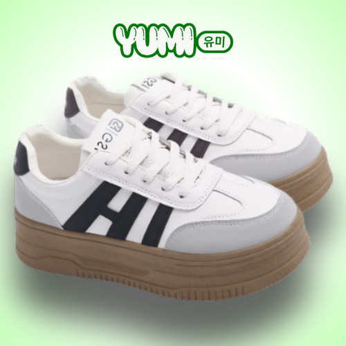 WELSERRSHOP  YUMI Eunjin 1350 NEW 2024 Sepatu Sneakers Kasual Wanita Import Casual Sport Trendy 37-4