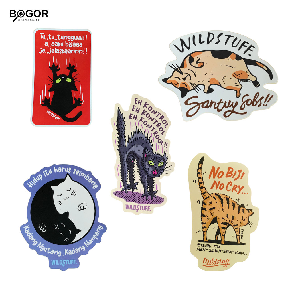 

Stiker Wildstuff Edisi Kucing