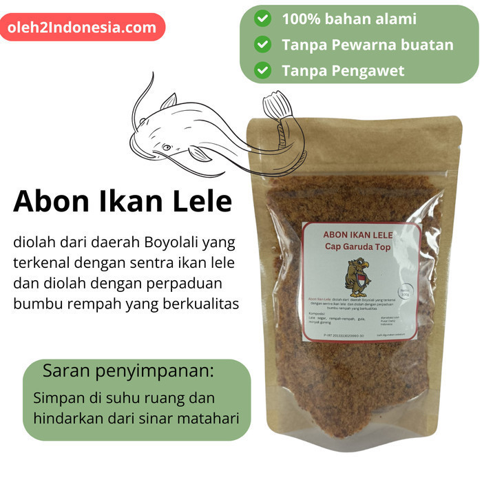 

Abon Lele Garuda Top Boyolali 100gr Enaaak