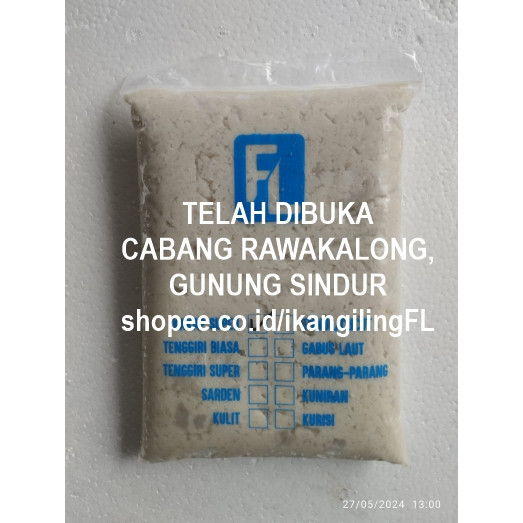 

Ikan Kakap Super Giling Halus 1 Kg Tanpa Tulang