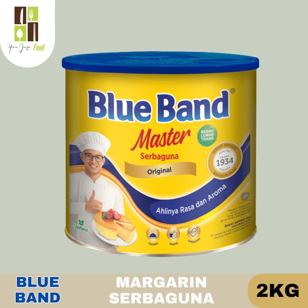 

Blue Band Master Cake Margarine / Mentega Blue Band Master Kue Kemasan Kaleng 2kg