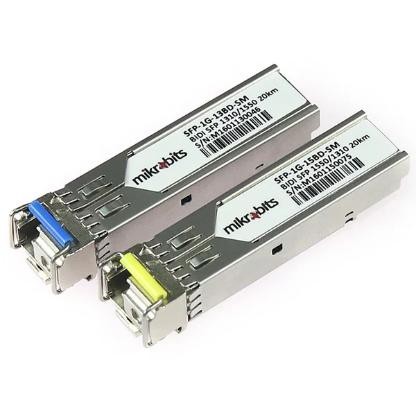 Mikrobits SFP Transceiver SFP-1G-BD-SM-20KM | 1Gb 20Km Singlemode