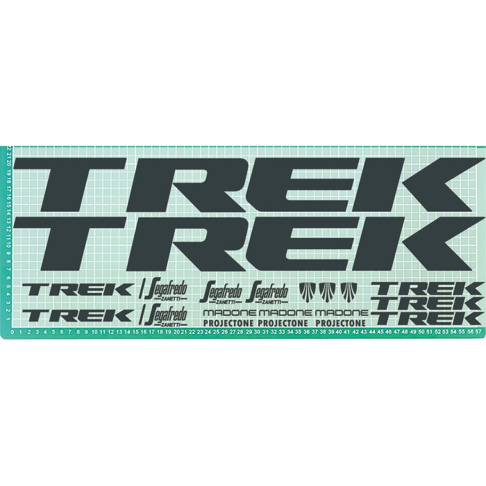 NAN Cutting Stiker Sticker sepeda trek segafredo madone SLR9 - Putih