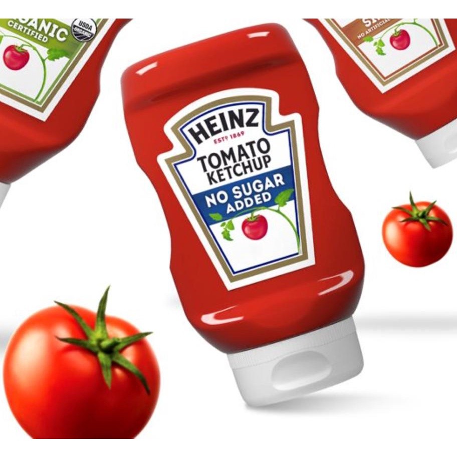 

HEINZ TOMATO KETCHUP 13oz NO SUGAR