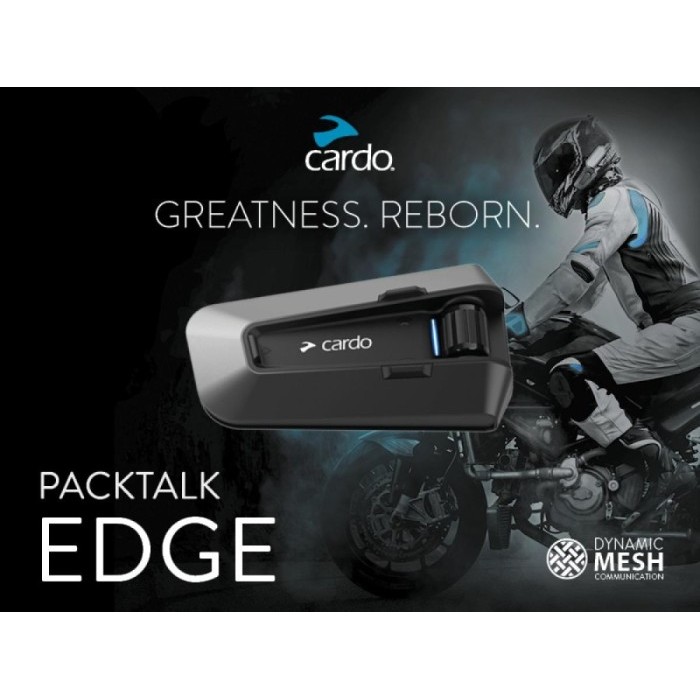 Intercom Cardo Packtalk Edge Bluetooth Helmet Communication - Clampkit Only