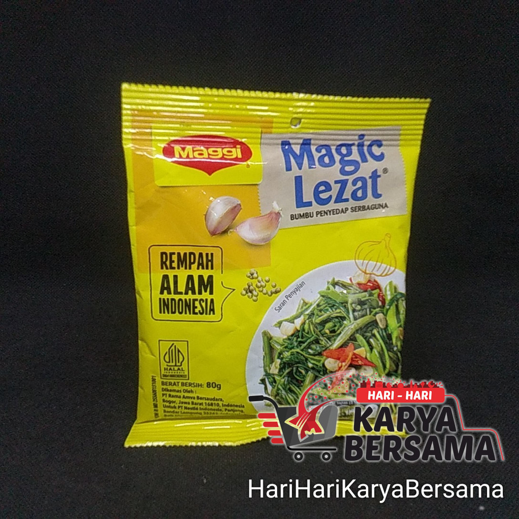 

BUMBU DAPUR REMPAH - REMPAH MAGGI MAGIC LEZAT BUMBU PENYEDAP SERBAGUNA 80GR