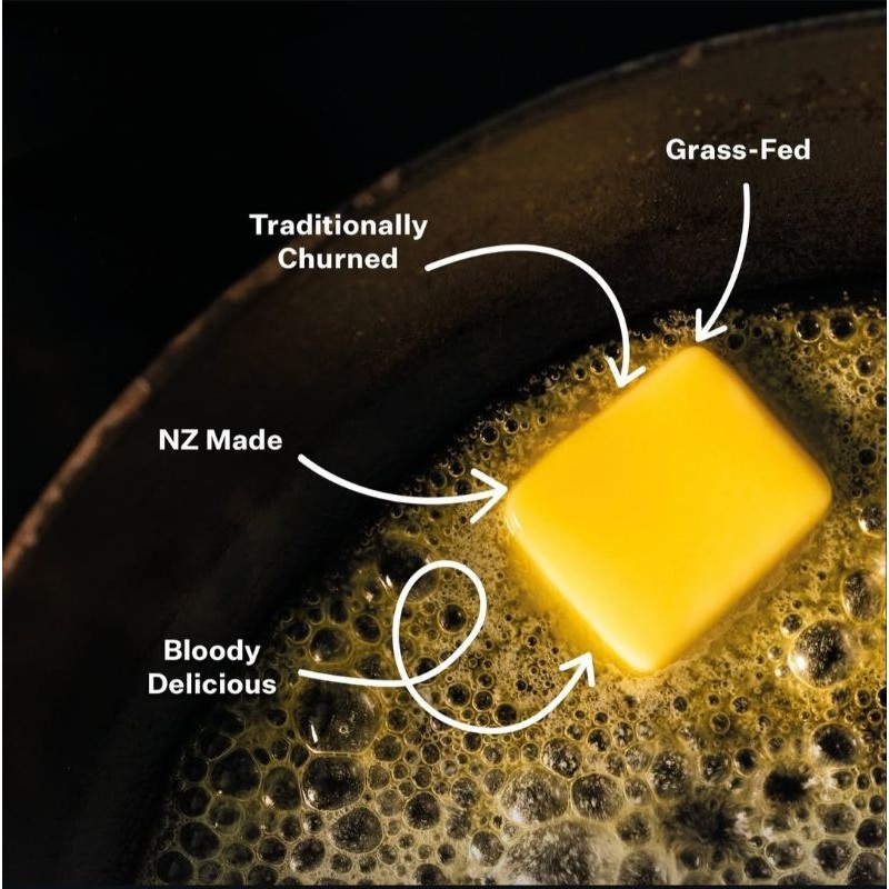 

Grassfed Butter Unsalted Organic Free range Halal 250gr