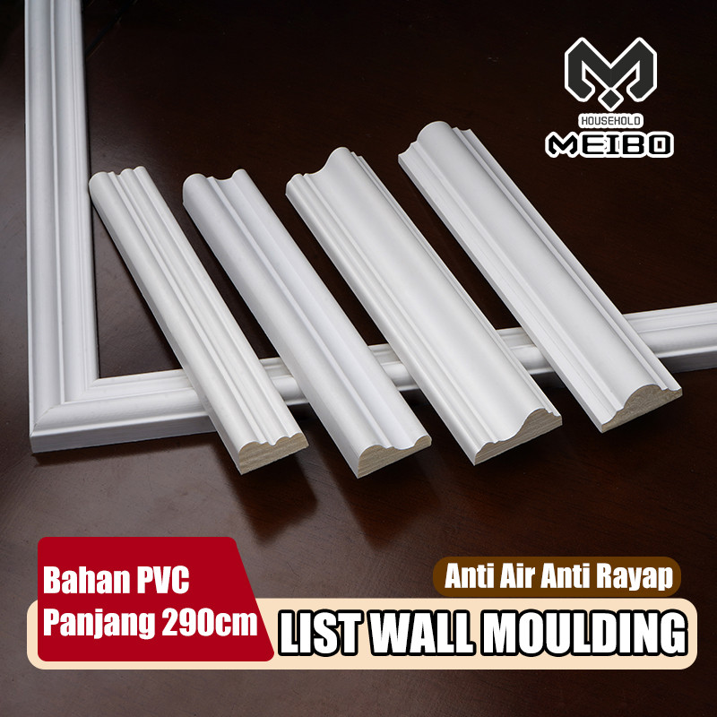 List Wall Moulding PVC Ukiran Dinding Lis Dinding Molding / Lis Moulding Dinding / List Border Profi